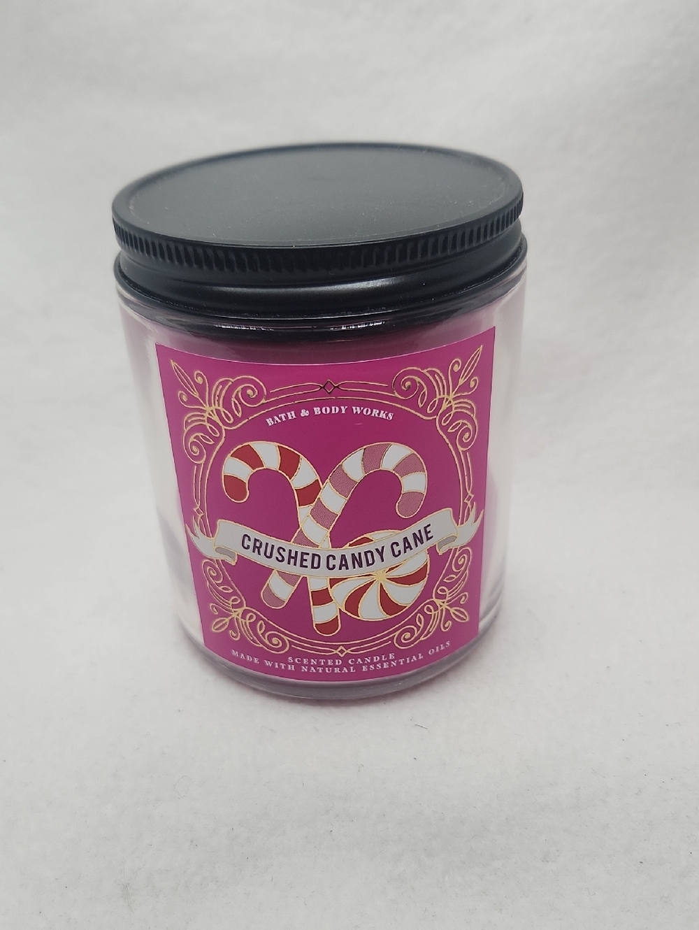 Bath & Body Works Single Wick Scented Candle in Crushed Candy Cane